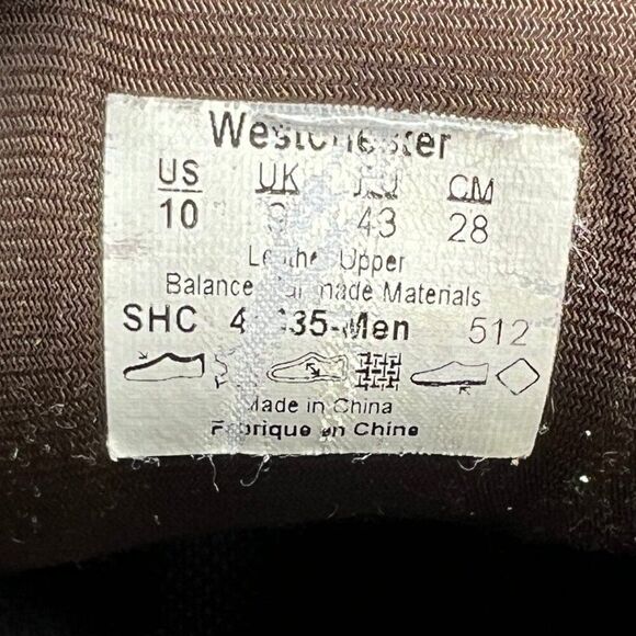 Vans Westchester Shoes Men\'s 10‎ Brown Suede Vintage Fat Tongue Skate Sneakers